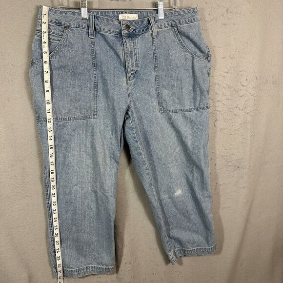 CJ Banks Womens Capris Jeans Blue Pockets Plus Size 16W - Picture 7 of 13